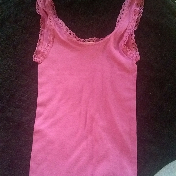 NWOT pink lace tank top (multiple available) - Picture 2 of 4